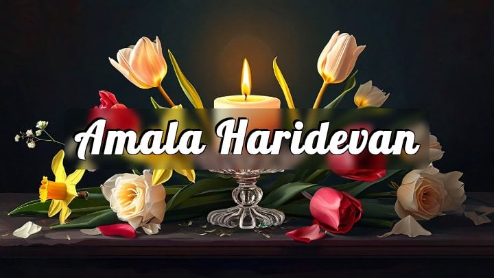 Amala Haridevan, Brampton, ON