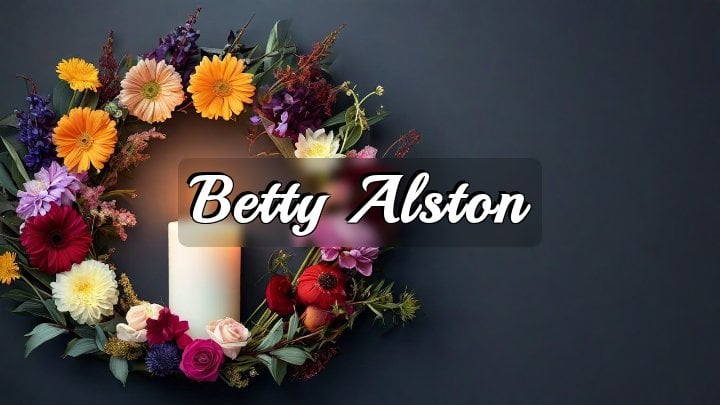 Betty Alston, near Alston Road and New Hope Church Road, close to Apex, North Carolina