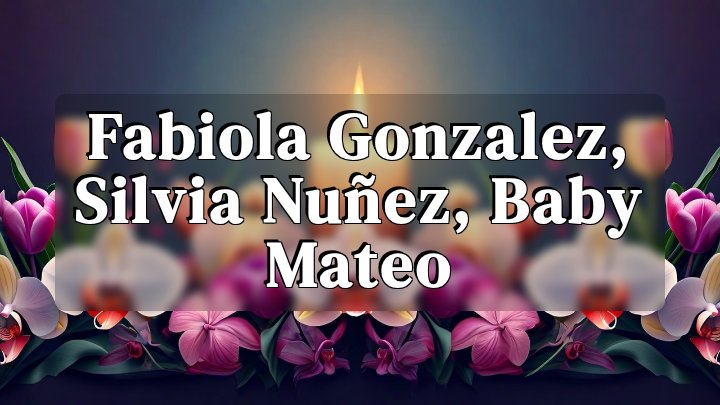 Fabiola Gonzalez, Silvia Nuñez, Baby Mateo, Modesto, Monterey Avenue