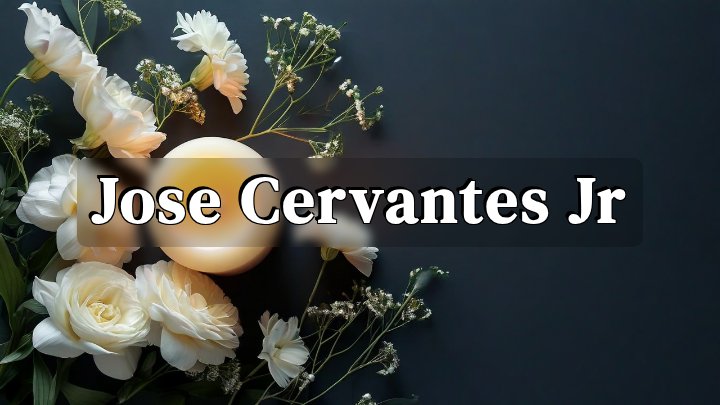 Jose Cervantes Jr