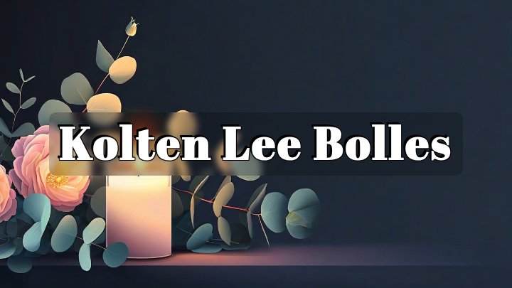Kolten Lee Bolles, Hesperia, Michigan