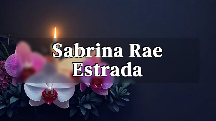 Sabrina Rae Estrada