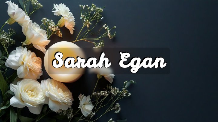 Sarah Egan, Palliative Care Unit of University Hospital Kerry