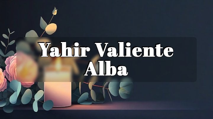 Yahir Valiente Alba