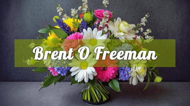 Brent O. Freeman, Seneca, SC