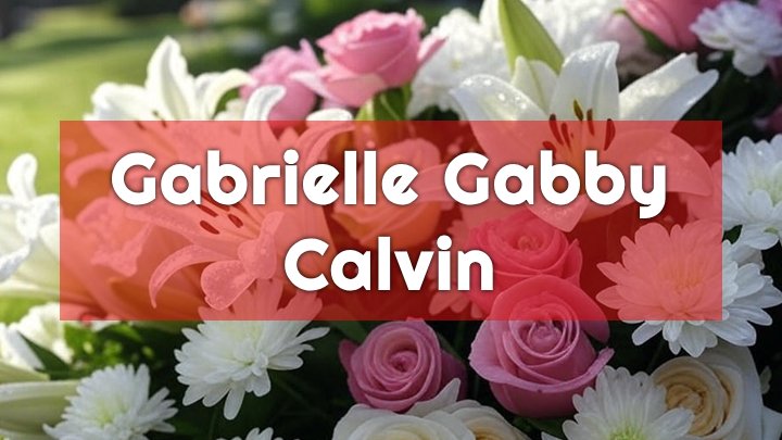 Gabrielle Gabby Calvin, Richmond, KY