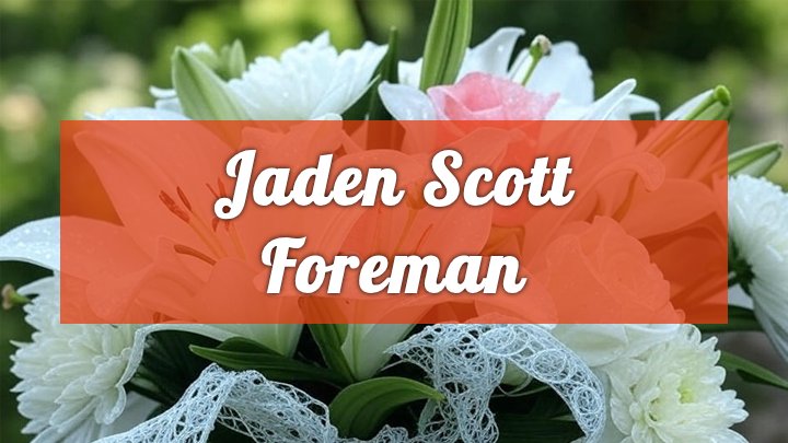 Jaden Scott Foreman, Coldspring, TX