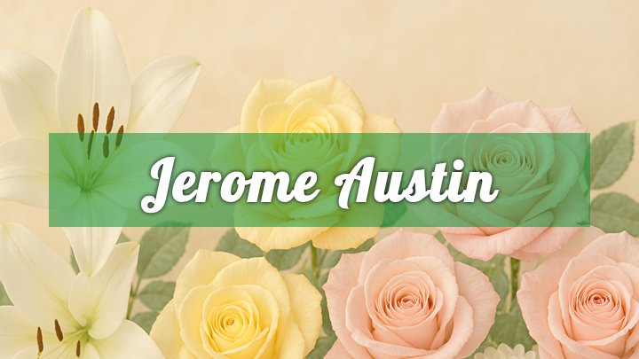 jerome austin obituary