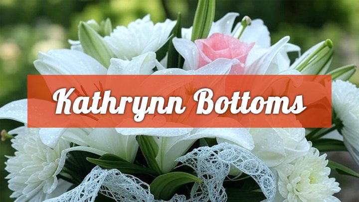 Kathrynn Bottoms, Washington, IN