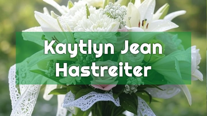 Kaytlyn Jean Hastreiter, Hutchinson, MN