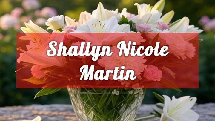 Shallyn Nicole Martin, Marion, KY
